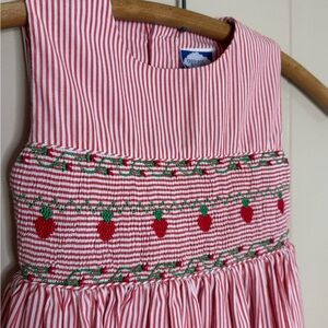 Carriage Boutique Red and White Striped Garment